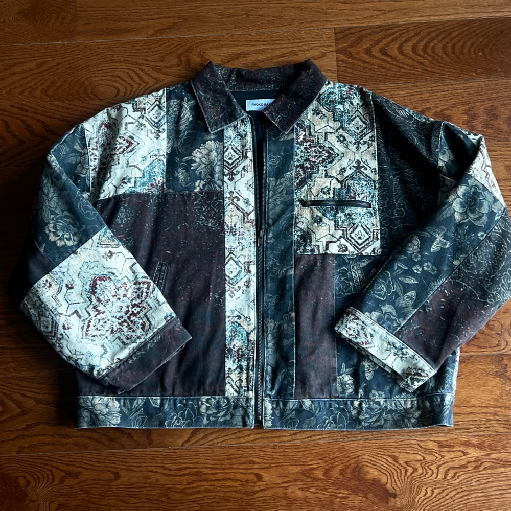 Patchwork Patterned Jacket - image 2